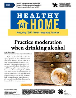 Front page of Healthy At Home newsletter issue 9, click the link for a PDF
